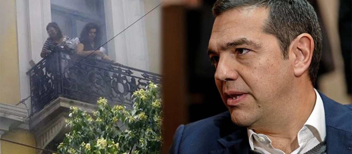 Κατέθεσε στεφάνι στη Marfin o Α. Τσίπρας: «Καταδικάζουμε τη βία και την υποκρισία του Κ. Μητσοτάκη»